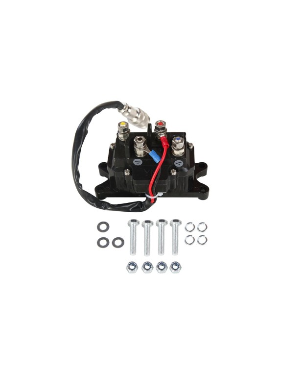 Электрическая лебёдка RUNVA 12V 2500A lbs 1140 кг синтетический трос EWP2500ASR