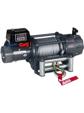 Электрическая лебёдка RUNVA 24V 20000 lbs влагозащищенная EWB20000S24V