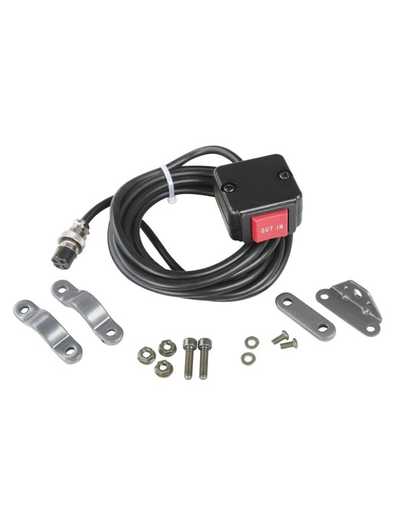 Электрическая лебёдка RUNVA 12V 3500A lbs 1588 кг синтетический трос EWT3500ASR