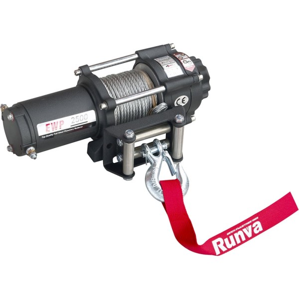 Электрическая лебёдка RUNVA 12V 2500A lbs 1140 кг EWP2500A
