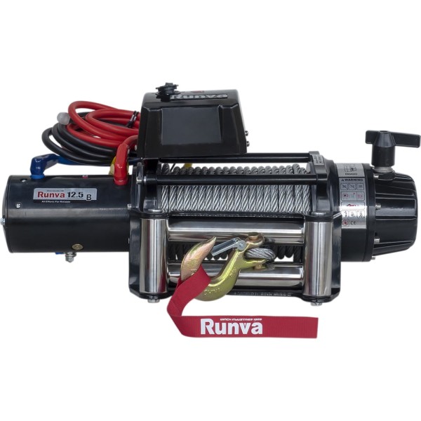 Электрическая лебёдка RUNVA 24V 12500 lbs 5670 кг влагозащищенная EWB12500S24V