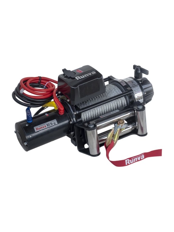 Электрическая лебёдка RUNVA 24V 12500 lbs 5670 кг влагозащищенная EWB12500S24V