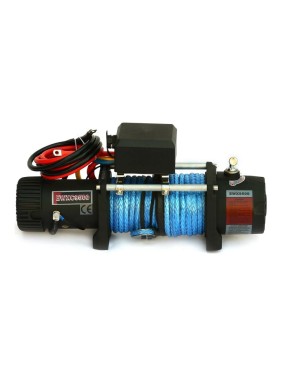 Электрическая лебёдка RUNVA высокоскоростная 12V 9500 lbs 4350 кг синтетический трос EWXC9500SSR