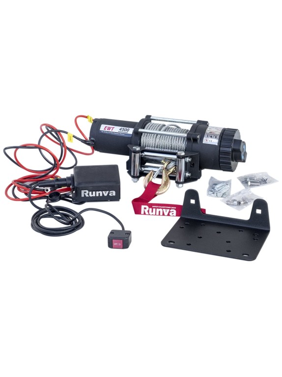 Электрическая лебёдка RUNVA 12V 4500A lbs EWT4500A