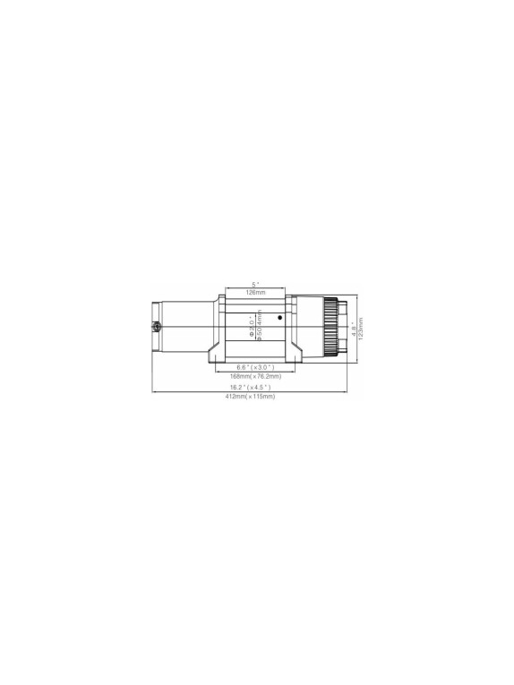 Электрическая лебёдка RUNVA 12V 4500A lbs EWT4500A