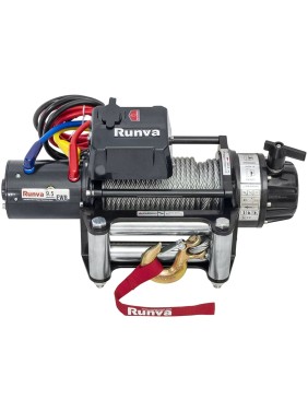 Электрическая лебёдка RUNVA 24V 9500 lbs 4350 кг влагозащищенная EWB9500S24V