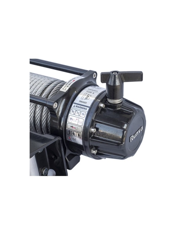 Электрическая лебёдка RUNVA 24V 9500 lbs 4350 кг влагозащищенная EWB9500S24V