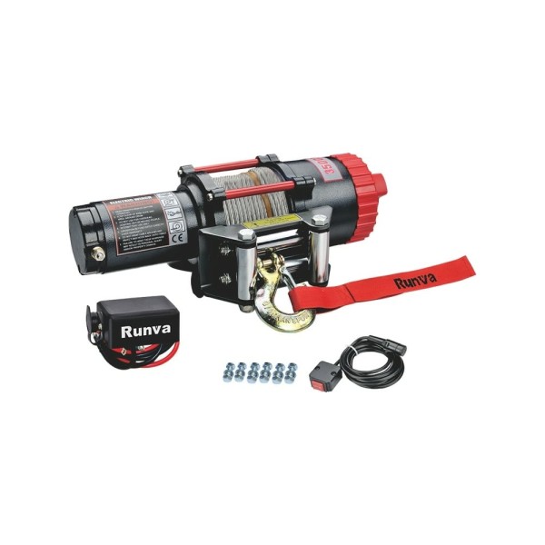 Электрическая лебёдка RUNVA 12V 3500A lbs 1588 кг EWT3500A