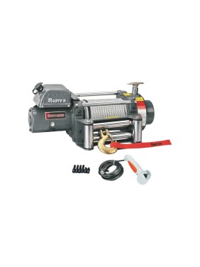 Электрическая лебёдка RUNVA индустриальная 12V 12000 lbs 5443 кг EWN12000U
