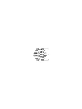 Трос ЦКИ D12, 6x19+IWS, A4, 250 м 68440