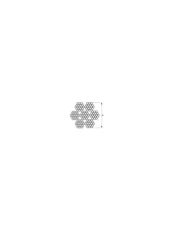 Трос ЦКИ D6, 6x19+IWS, A4, 100 м 68433