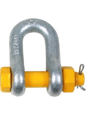 Такелажная прямая скоба со шплинтом HAKLIFT грузоподъемность 35 т SAK350SLBP