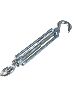 Талреп STAYER DIN 1480, крюк-кольцо, М10, 6 шт, оцинкованный, 30515-10