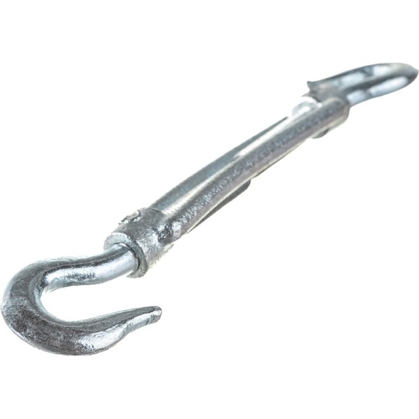 Талреп STAYER DIN 1480, крюк-крюк, М12, 4 шт, оцинкованный, 30525-12