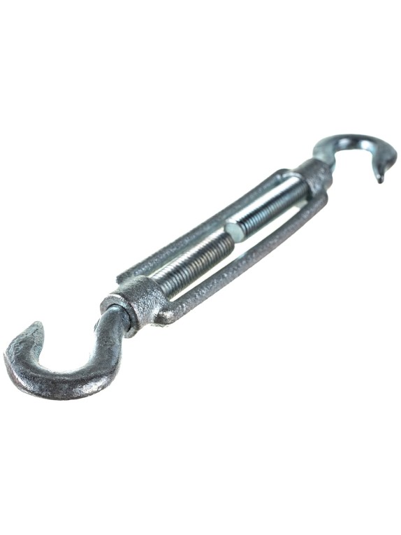 Талреп STAYER DIN 1480, крюк-крюк, М12, 4 шт, оцинкованный, 30525-12