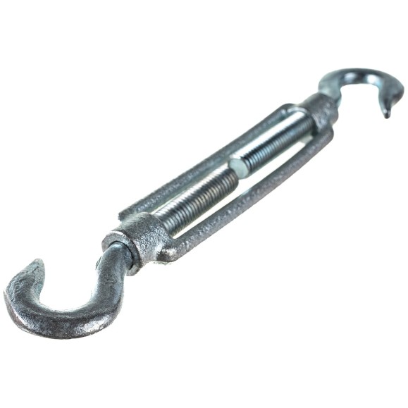 Талреп STAYER DIN 1480, крюк-крюк, М12, 4 шт, оцинкованный, 30525-12