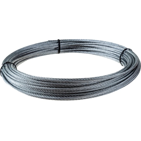 Стальной трос для растяжки DIN 3055 4 мм, 30 м Tech-Krep 127849