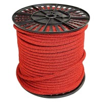Декоративный шнур спирального плетения truEnergy текстильный, красный 10 мм катушка 100 м 12980 Декоративный шнур спирального плетения truEnergy текстильный, красный 10 мм катушка 100 м 12980