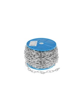 Короткозвенная цепь TUNDRA krep DIN 766, диаметр 4 мм, сварная, оцинкованная, 50 м 2579451