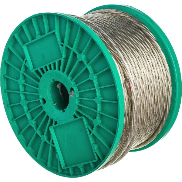 Стальной трос в ПВХ оплетке BEFAST DIN3055 4/5, 100 м TCPVC0405100S