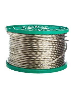 Стальной трос в ПВХ оплетке BEFAST DIN3055 4/5, 100 м TCPVC0405100S