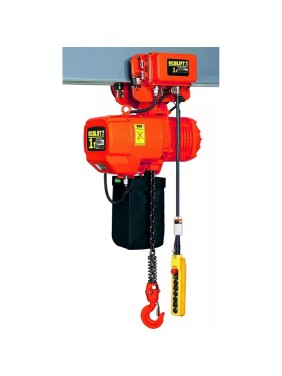 Цепная передвижная электрическая таль OCALIFT 01-01s г/п 1Т, высота 12м, 380в OCA0101ST12m