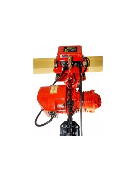 Цепная передвижная электрическая таль OCALIFT 02-01S г/п 2 тонны, высота 12М, 380В OCA0201ST12m