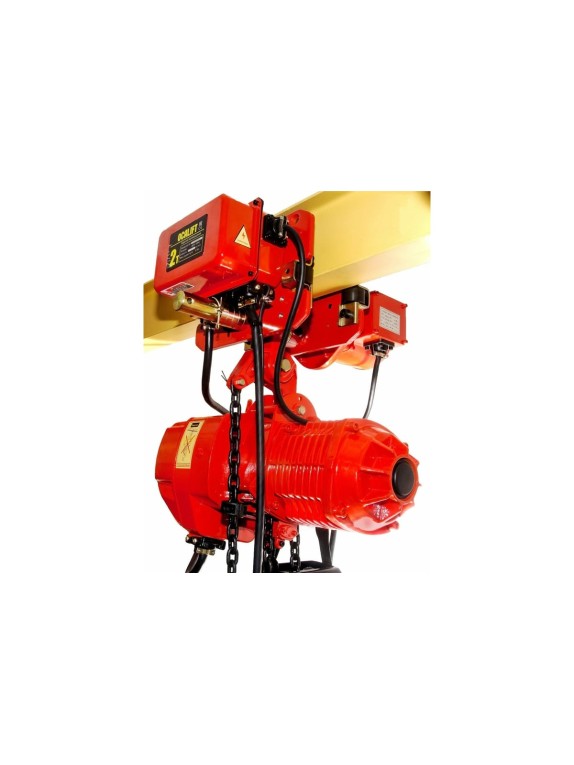 Цепная передвижная электрическая таль OCALIFT 02-01S г/п 2 тонны, высота 12М, 380В OCA0201ST12m