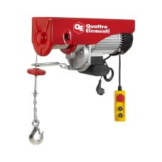 Электрическая таль QUATTRO ELEMENTI TL-1000 1600 Вт, 500/1000 кг, трос 12 м, блок полиспаст в компл. 793-701