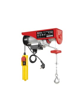Электрическая таль QUATTRO ELEMENTI TL-250 550 Вт, 125/250 кг, трос 12 м, блок полиспаст в компл. 793-688