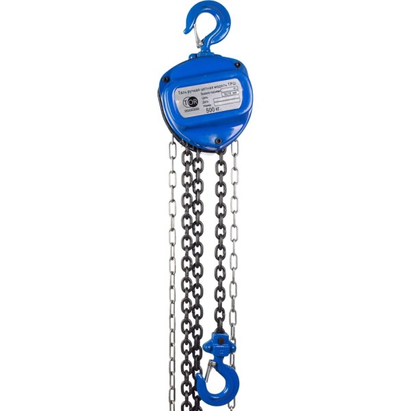 Ручная шестеренная таль TOR ТРШ 0,5Тх3М 1021824