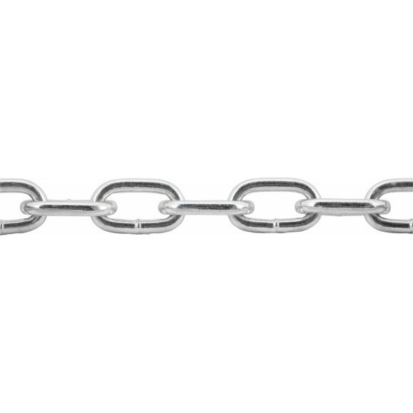Сварная цепь STARFIX короткозвенная оцинкованная SLC M8 DIN 766 бухта 10 м SMP-63688-10