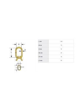 Подъёмные звенья HAKLIFT для 3- и 4-ветвевых цепных строп NRLI6