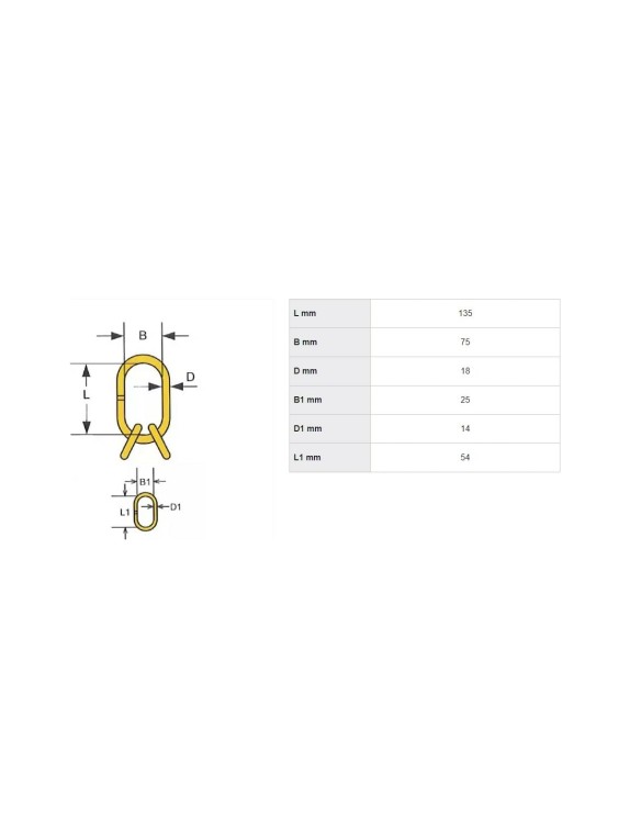 Подъёмные звенья HAKLIFT для 3- и 4-ветвевых цепных строп NRLI6