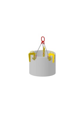 Цепной строп с захватами для жб колец БТК KRT3P г/п 3 т, цепь 2 м 7930093540073