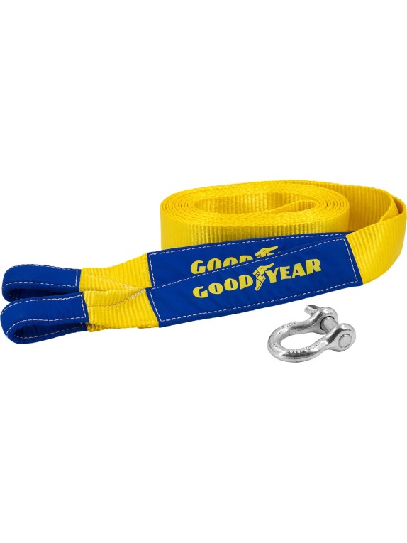 Динамическая стропа Goodyear рывковая, с шаклом, 10 тонн, 8 метров GY004013