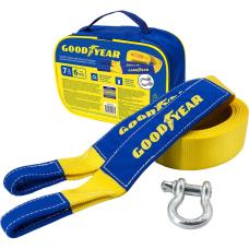 Динамическая стропа Goodyear рывковая, с шаклом, 7 тонн, 6 метров GY004012