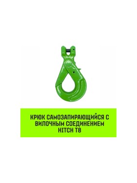 Крюк самозапирающийся с вилочным соединением 7/8-Т8 кл, 2 T HITCH SZ071261