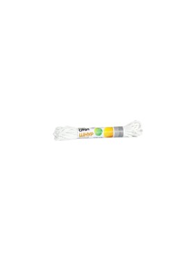 Вязаный шнур Fun Clean полипропиленовый, 3 мм, 10 м, белый 12463