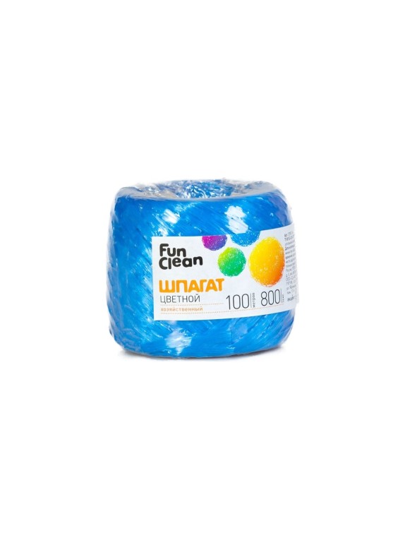 Полипропиленовый шпагат Fun Clean 800 текс, 100 м, цветной 12853