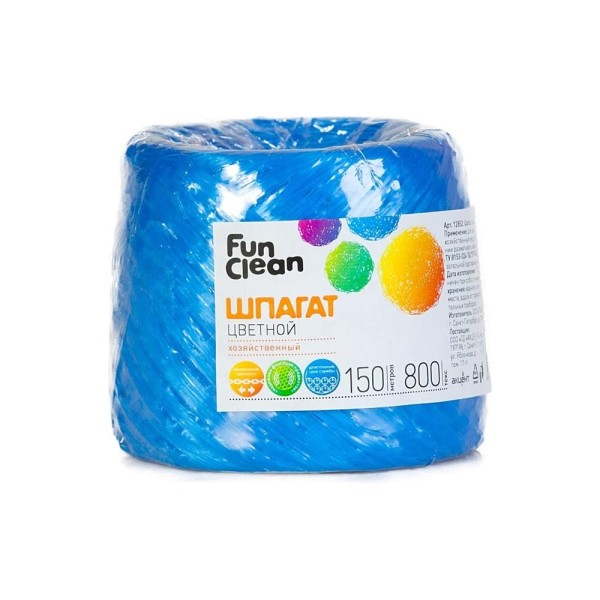 Полипропиленовый шпагат Fun Clean 800 текс, 150 м, цветной 12852