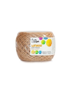 Джутовый шпагат Fun Clean 1120 текс, 100 м 12493