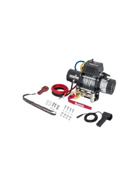 Электрическая лебёдка Runva 12V 12500 lbs 5670 кг короткий барабан стальной трос 12.5XS