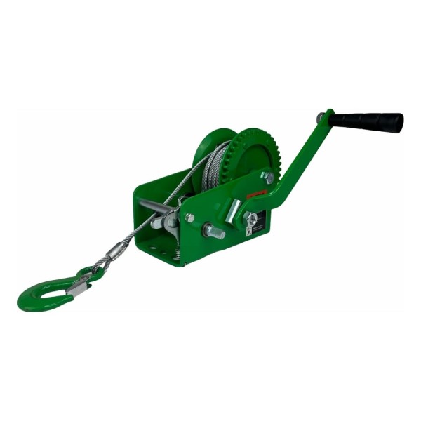 Ручная барабанная лебедка HITCH HW 1100 кг, канат 10 м SZ073149