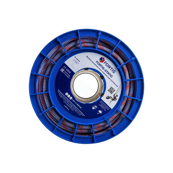 Веревка АзотХимФортис Fortis Static ВВС 48-ми прядная, 11 мм, 100 м 71835