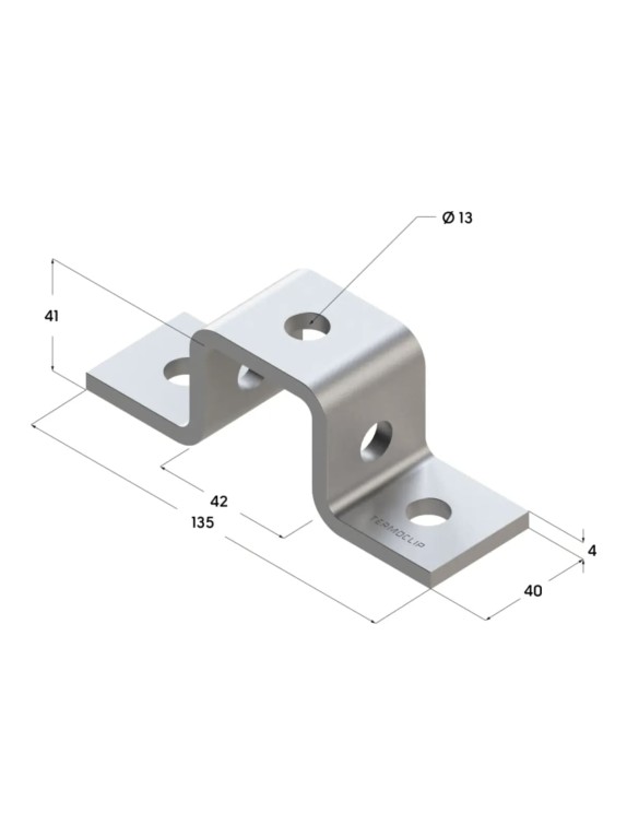 Соединительная скоба TERMOCLIP tcc sc 41x41 4f5 9380002