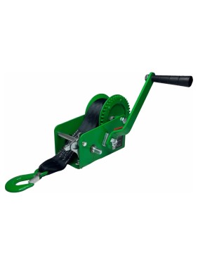 Ручная барабанная лебедка HITCH HW 1350 кг, лента 10 м SZ073171
