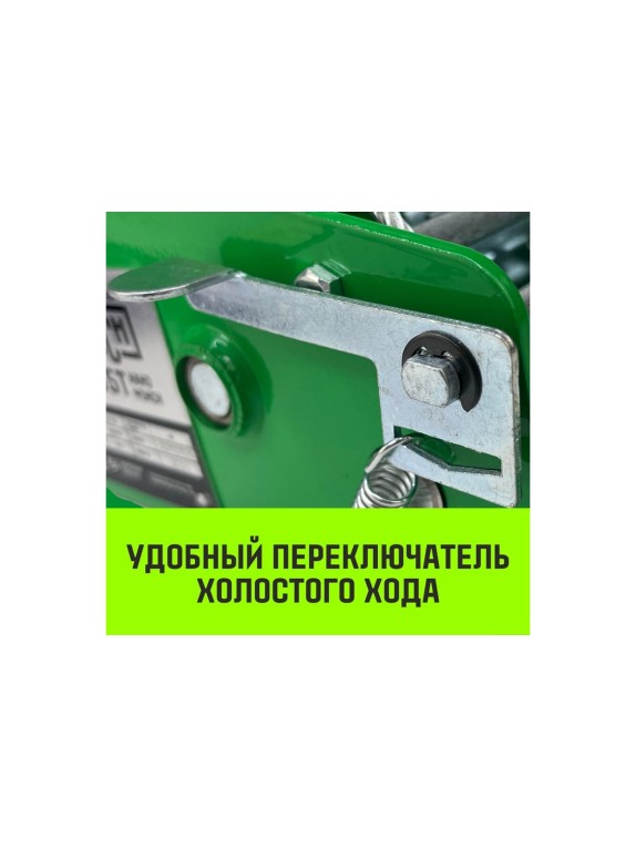 Ручная барабанная лебедка HITCH HW 1350 кг, канат 10 м SZ073170