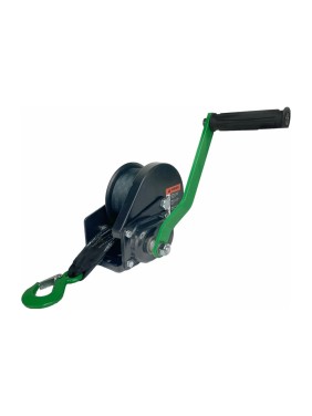 Ручная барабанная лебедка с тормозом HITCH HWB 500 кг, лента 10 м SZ073181