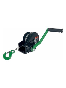 Лебедка ручная барабанная с тормозом HITCH HWB 500 кг канат 10 м SZ073180